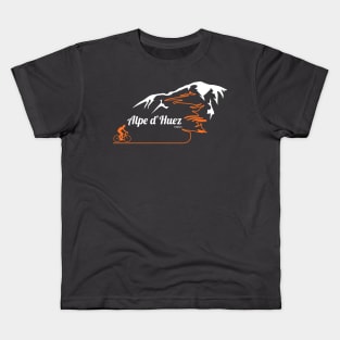 Alpe d'Huez Cycling Print Kids T-Shirt